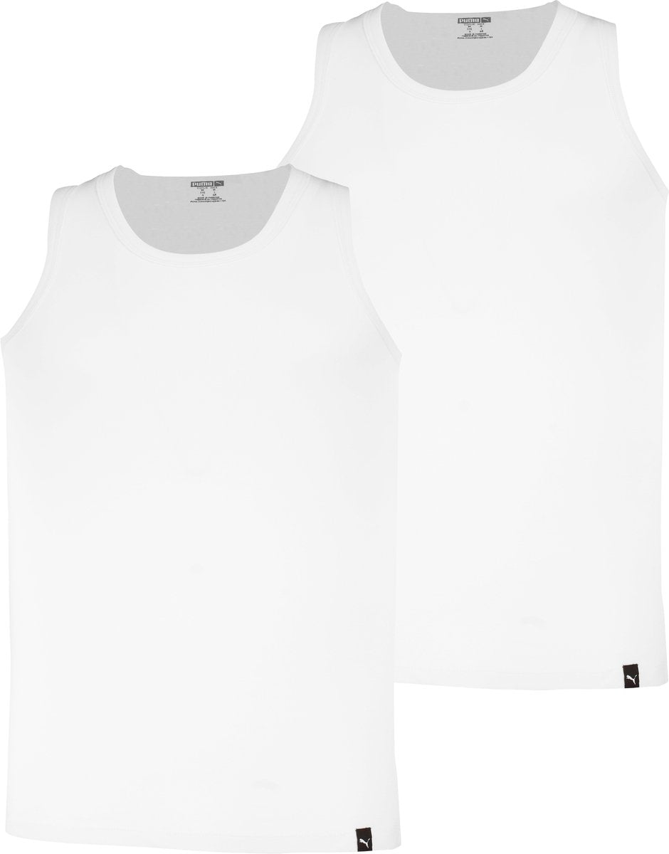 Puma Herren Alltagsshirt - Weiß - XXL - 2 Paar