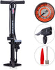 Dunlop Stehende Fahrradpumpe Version Analog Druckmesser Doppelventilkopf Schwarz schwarz