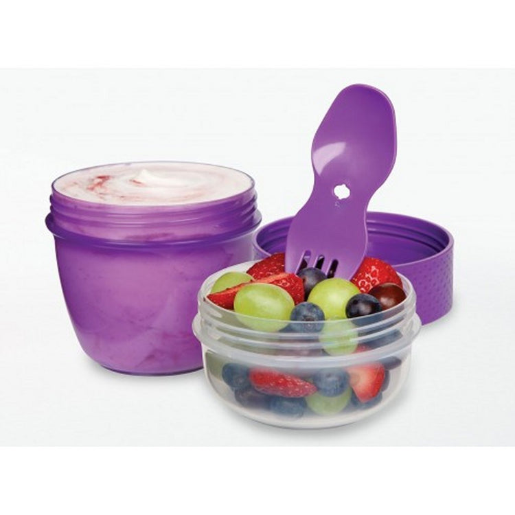 Sistema Sistema, um Snackkapsel + Gabelsteck 515 ml zu gehen