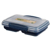 Sistema Sistema Snack Take Box 2 Fächer 350 ml Assorti Blau Blau