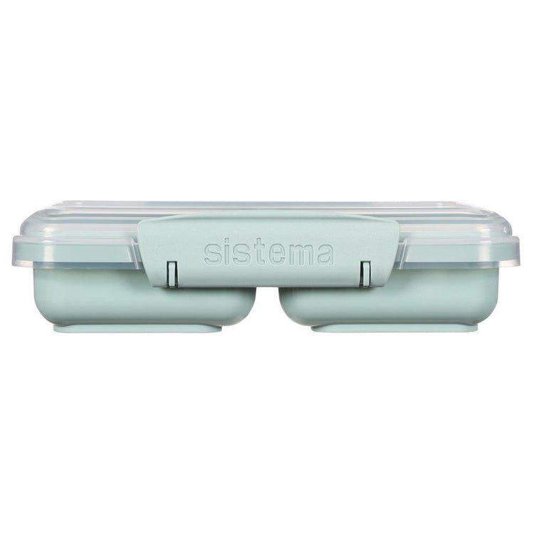 Sistema Sistema Snack Take Box 2 Fächer 350 ml Assorti Blau Blau