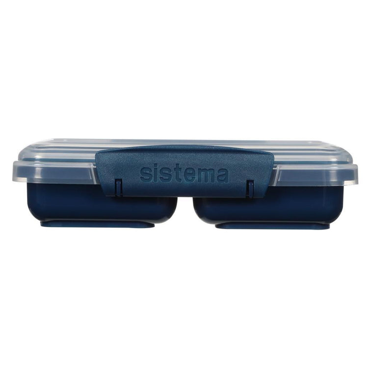 Sistema Sistema Snack Take Box 2 Fächer 350 ml Assorti Blau Blau