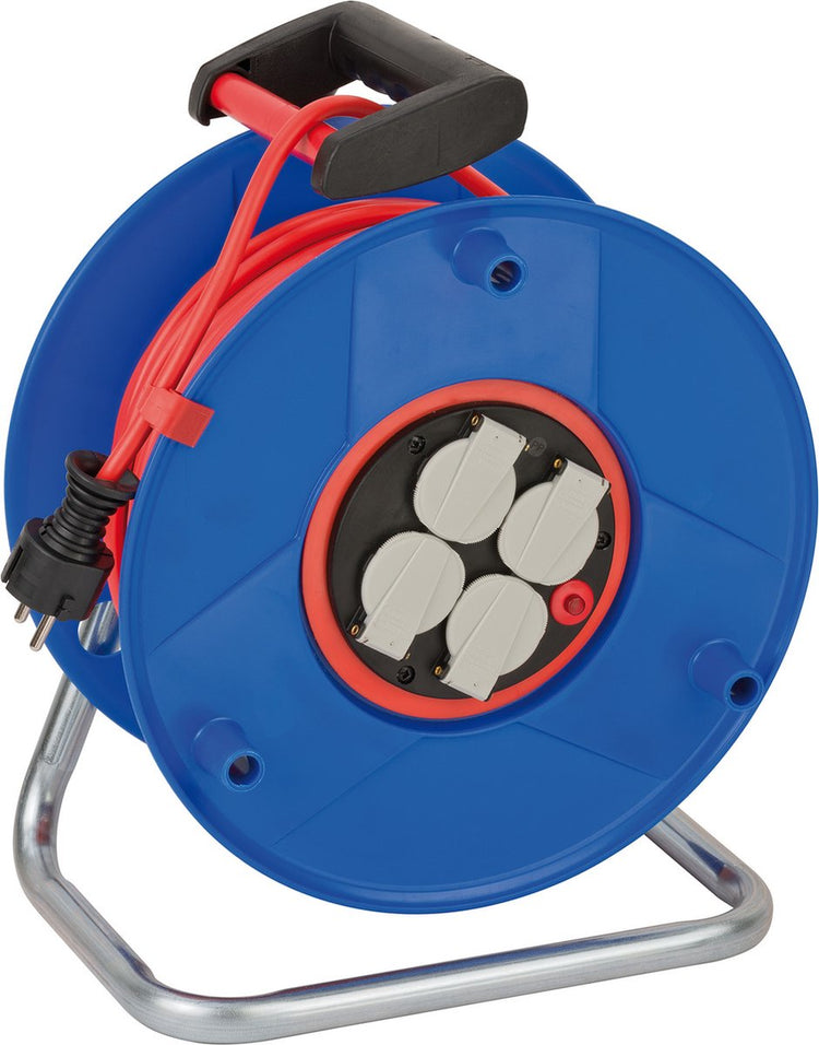 Brennerstuhl garantiert bretec Kabeltrommel | 25m | h05vv-f 3g1,5 fr - 1208854