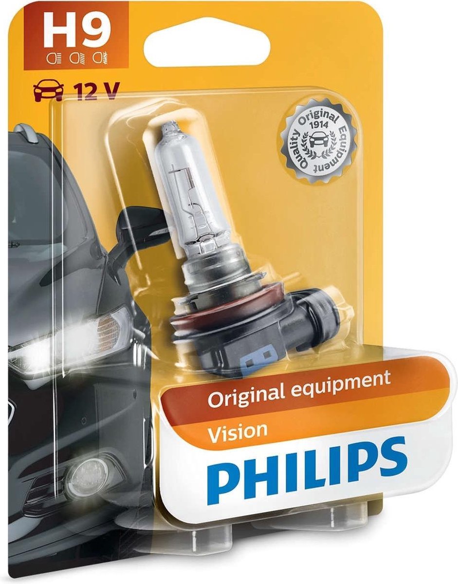 Philips Autolampe H9 Vision 12V 65W weiß