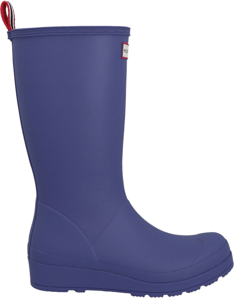 Hunter Play Tall Boot Damen-Regenstiefel – Blau