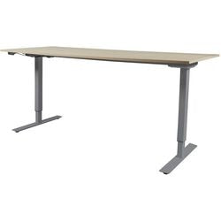 Sitz-Steh-Schreibtisch Schavenburg Lectro Basic 180x180 Eiche