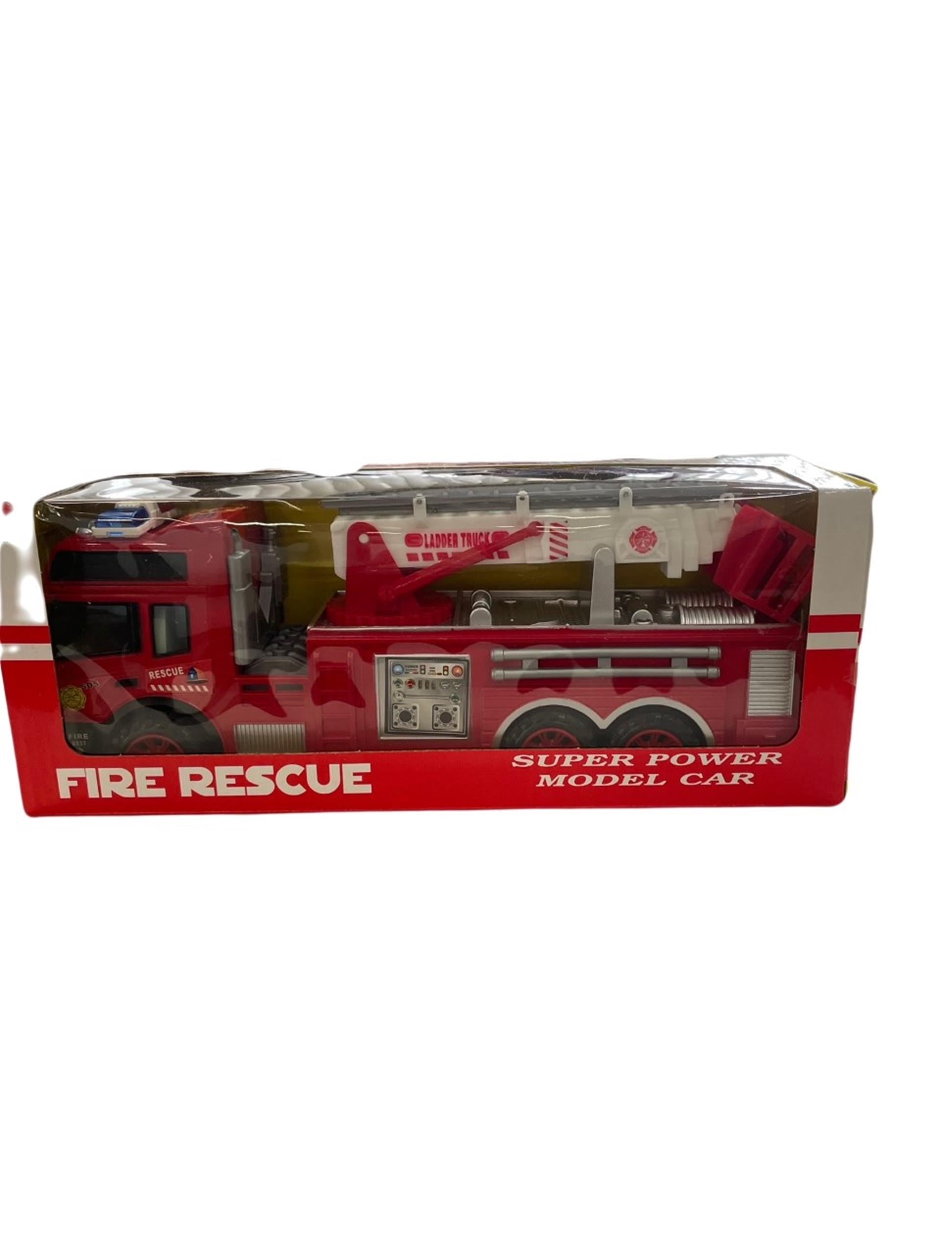 Feuerwehrauto 30cm Reibung 32x12,5x9cm