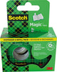 Scotch Magic Tape Klebeband ft 19 mm x 7 | 5m | Spender + 3 Rollen | Hängebox