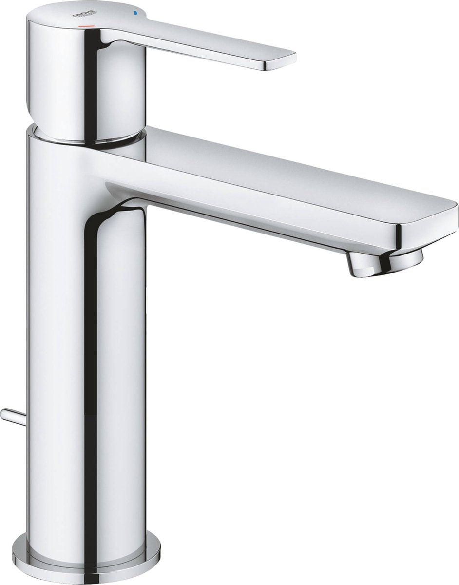 Grohe lineare neue Waschtischarmatur S – niedriger Auslauf – mit Ablaufgarnitur – Chrom