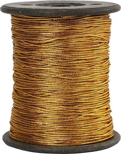 Kreativfirma Kabel, Dicke 0,5 mm, Gold, 100 m 1 Roll