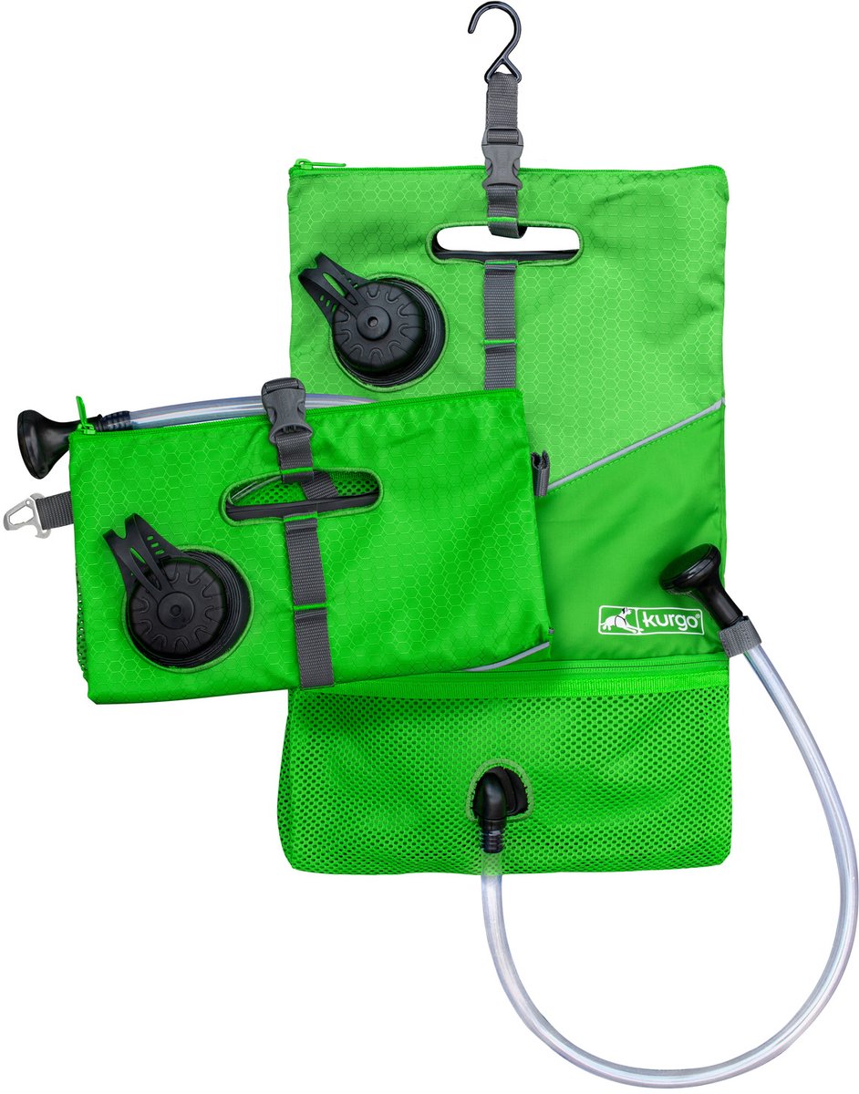 Kurgo Go Shower - Hundedusche - 6 l grün