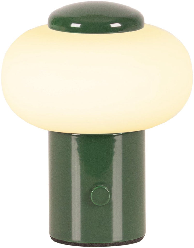 Lucide gustav - wiederaufladbare Tischleuchte - wiederaufladbarer Akku - ø 8 cm - LED dimmbar - 1x0,8w 2700k - grün | wesentlich