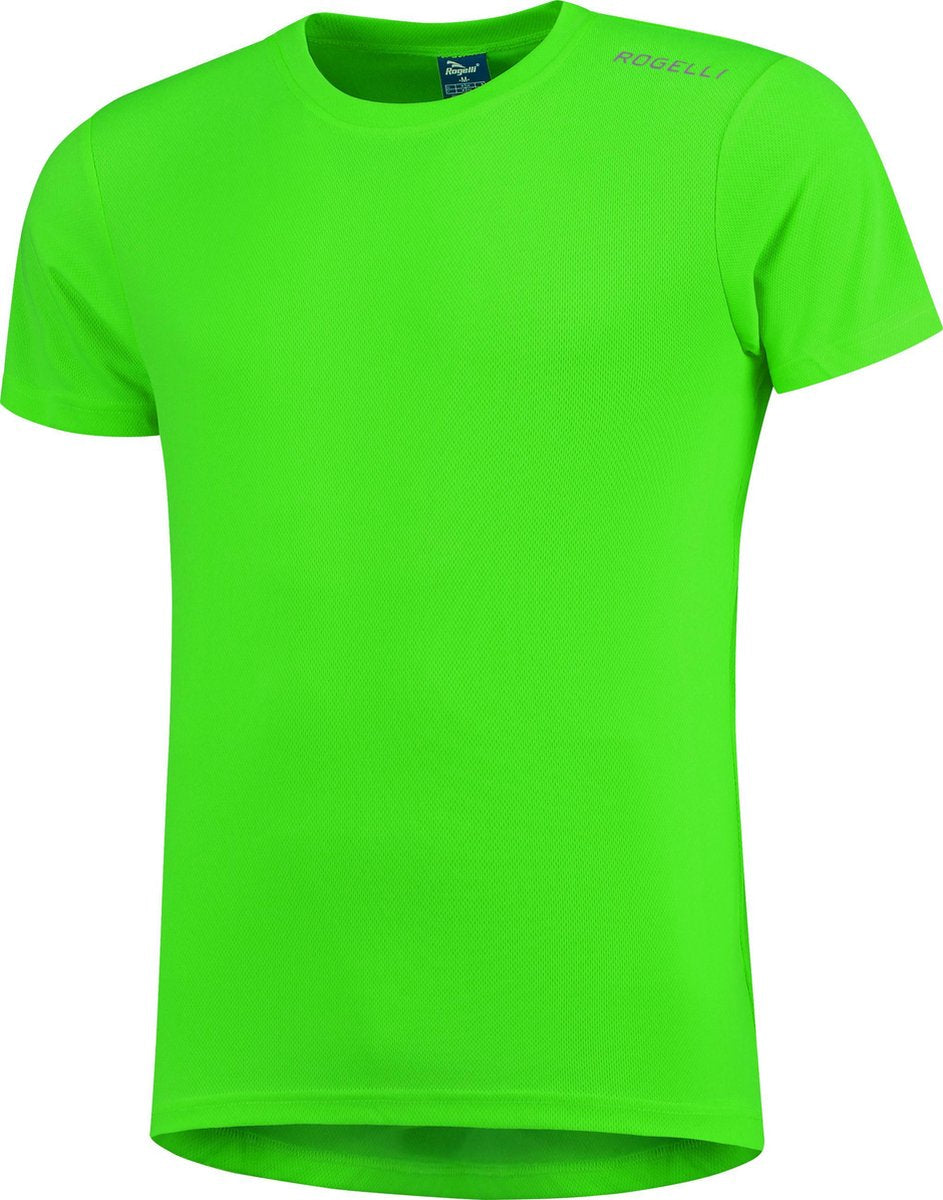 Rogelli Promo Laufshirt Herren – Kurzarm – Grün – XS