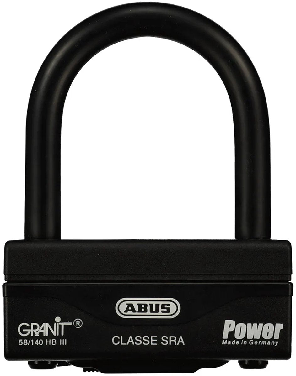 Abus Granit Power 58 140hbiii Bügelschloss schwarz 10 cm