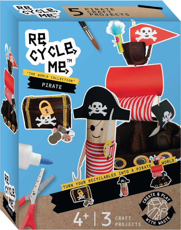 Re-cycle-me™ Re-cycle-me Bastelset Piratenwelt