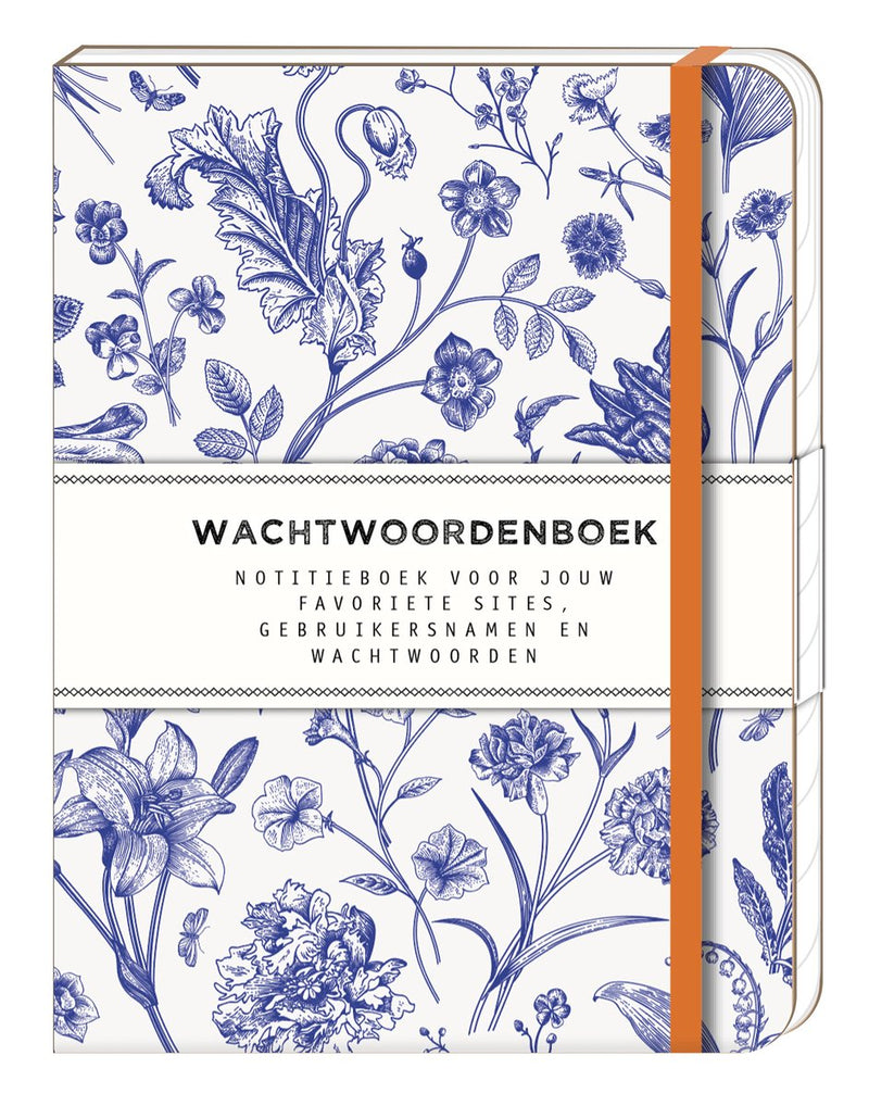 Interstat-Passwortbuch 120x160mm Niederländischblau