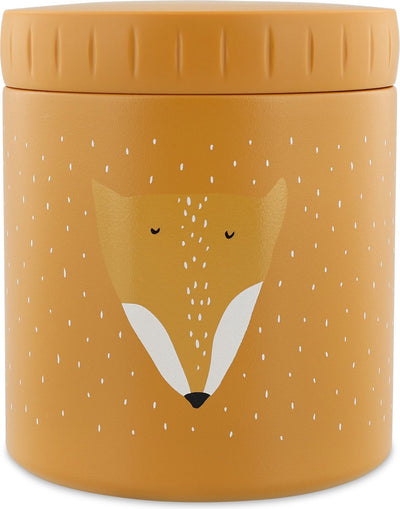 Trixie Thermosbehälter - mr. fox - Thermo-Lunchpot für Kinder - 500 ml - Lunchbox aus Edelstahl - Orange