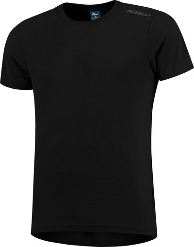 Rogelli Promo Laufshirt Herren – Kurzarm – Schwarz – XL