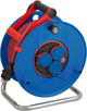 Brennerstuhl Garant Bretec IP44 Kabeltrommel für Gewerbe und Baustelle, 40 m (aus Spezialkunststoff, für den Einsatz auf Baustellen und den Dauereinsatz im Freien, hergestellt in Deutschland), blau