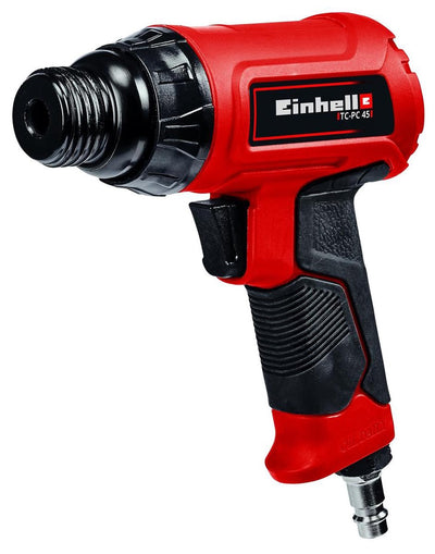 Einhell Druckluftmeißel TC-PC 45 Set - 1,2 J - inkl. 4-teiliger Meißelsatz (120 mm) und Nadelentroster