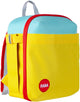 Fabelhafte Tasche mit Reißverschluss für Kinder ab 3 Jahren, Maße 23×27,5×15 cm, Hosenträger und applizierte Rembourrés auf dem Rücken