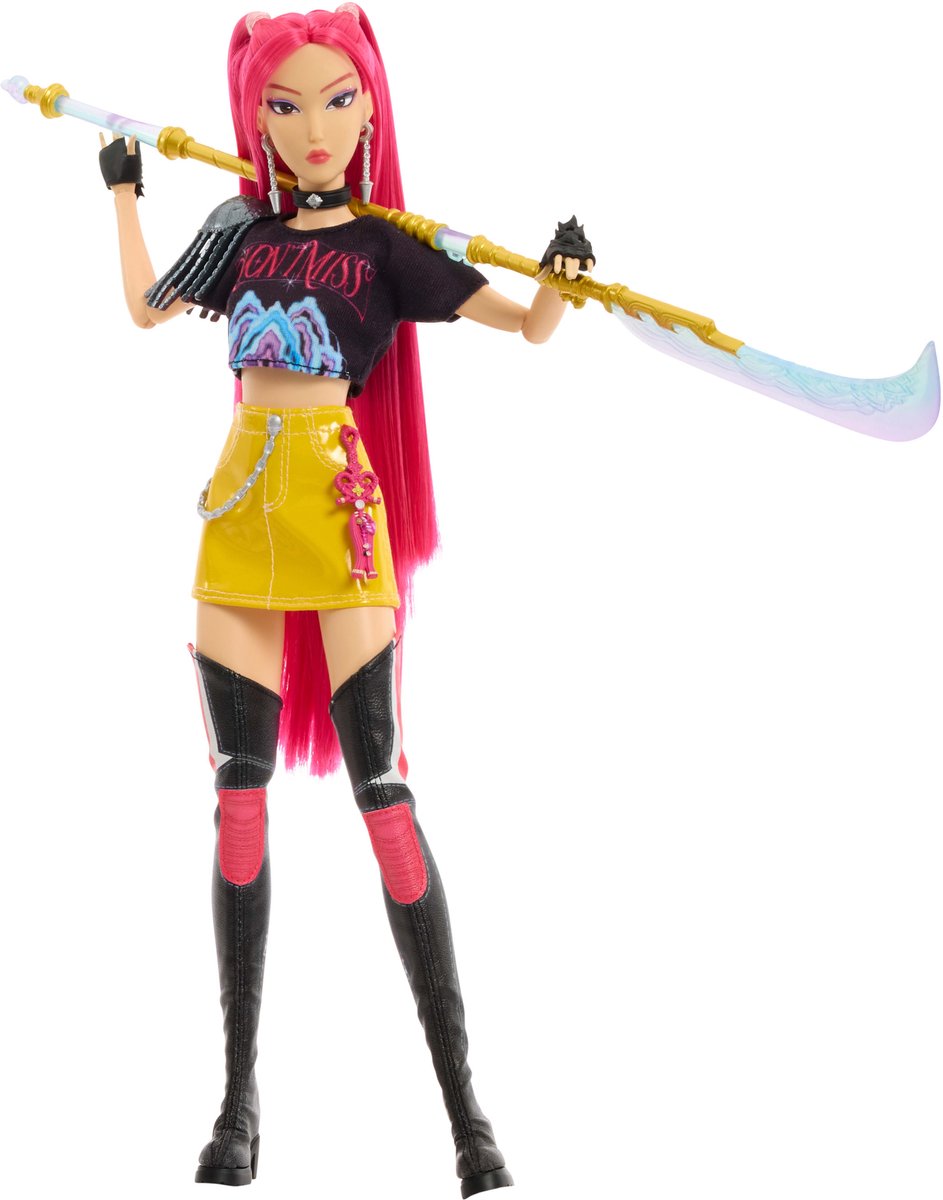 Mattel Kpop Dämonenjäger Hunter x Mira – Modepuppe