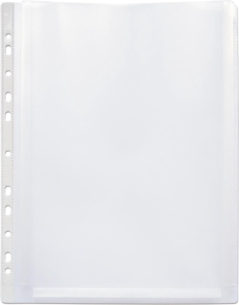 Elba deckt Packung Faltenbalg 100 Teile transparent A4 10 Stück ab