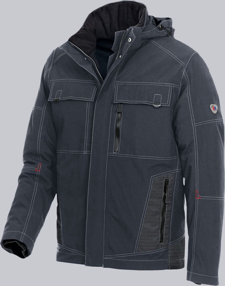Bp - wetterfeste Winterjacke - Anthrazit - Größe 2XL