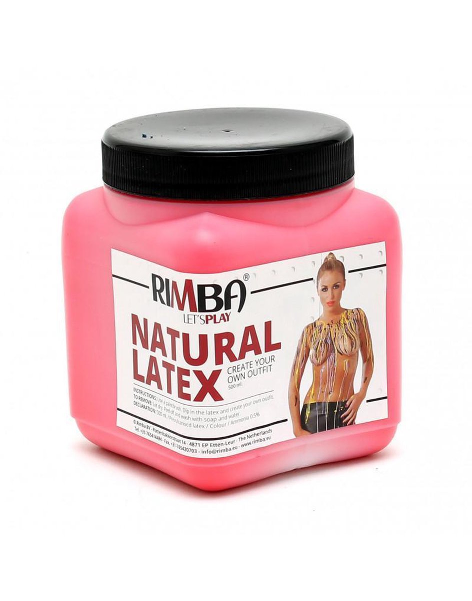 Rimba - Flüssiglatex - Bemalen Sie Ihren Körper - 500 ml - Rot