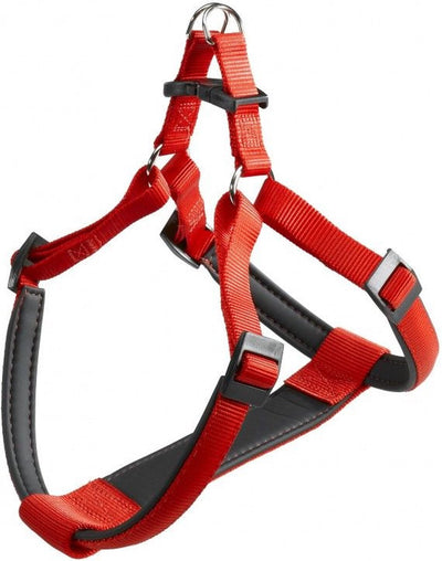 Ferplast Daytona Hundegeschirr Geschirr – Nylon – weiches Futter – Rot – XL – Halsumfang 80 – 88 cm – Brustumfang 83 – 97 cm (bitte vor der Bestellung messen)