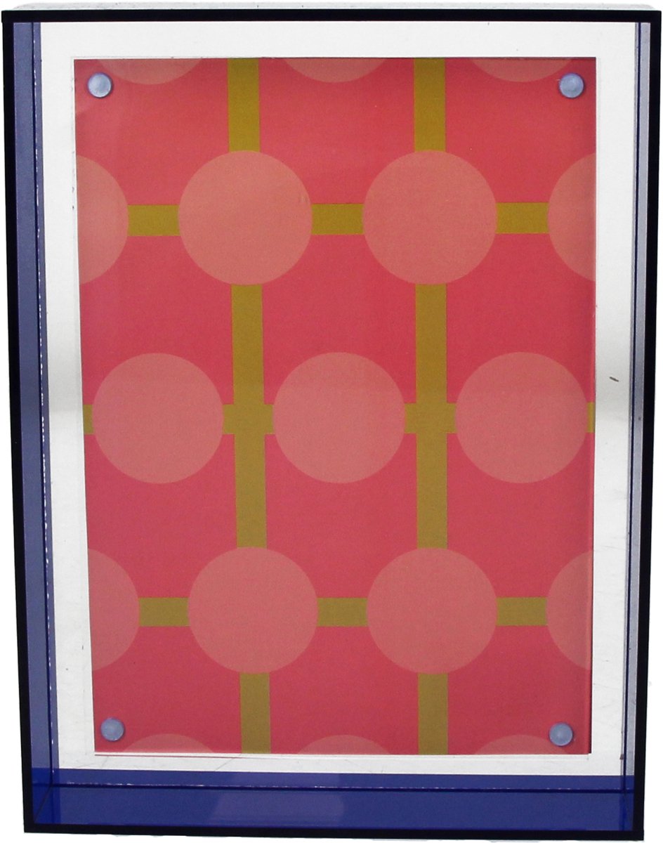 HD-Collection-Fotorahmen, Acryl, Blau, 13 x 18 cm
