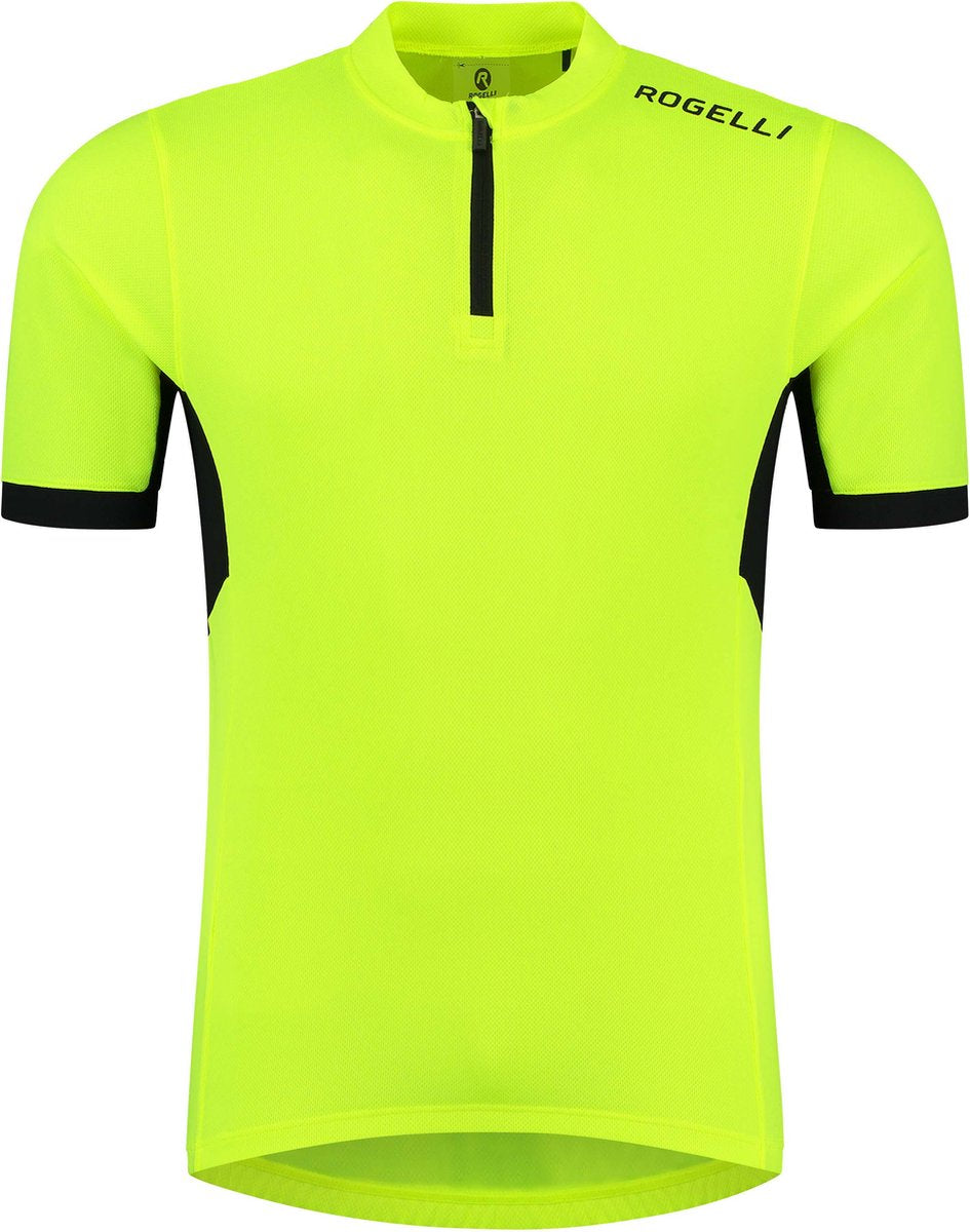 Rogelli Core Radtrikot Herren – Kurzarm – Schwarz fluoreszierend Gelb – 4XL