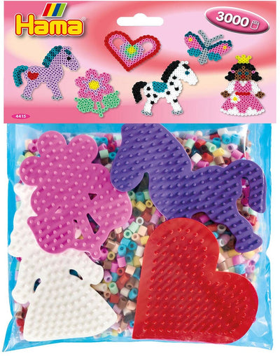 Hama Bügeln Perlen -Gruppenpaket Pink, 3000st.