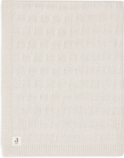 Jollein – Kinderbettdecke 100 x 150 cm – Babydecke – Kornstrick – Haferflocken