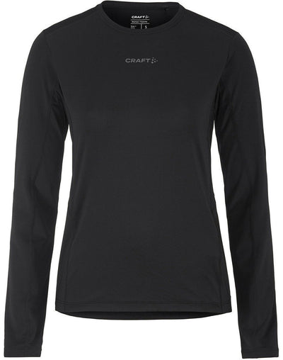 Craft Adv Essence LS Tee 2 W Damen-Sportshirt – Schwarz