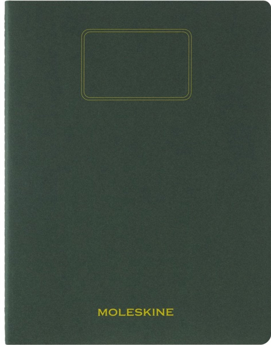 Moleskine-Studentennotizbuch XXL – weiches Kraftpapier – leer – Myrtengrün