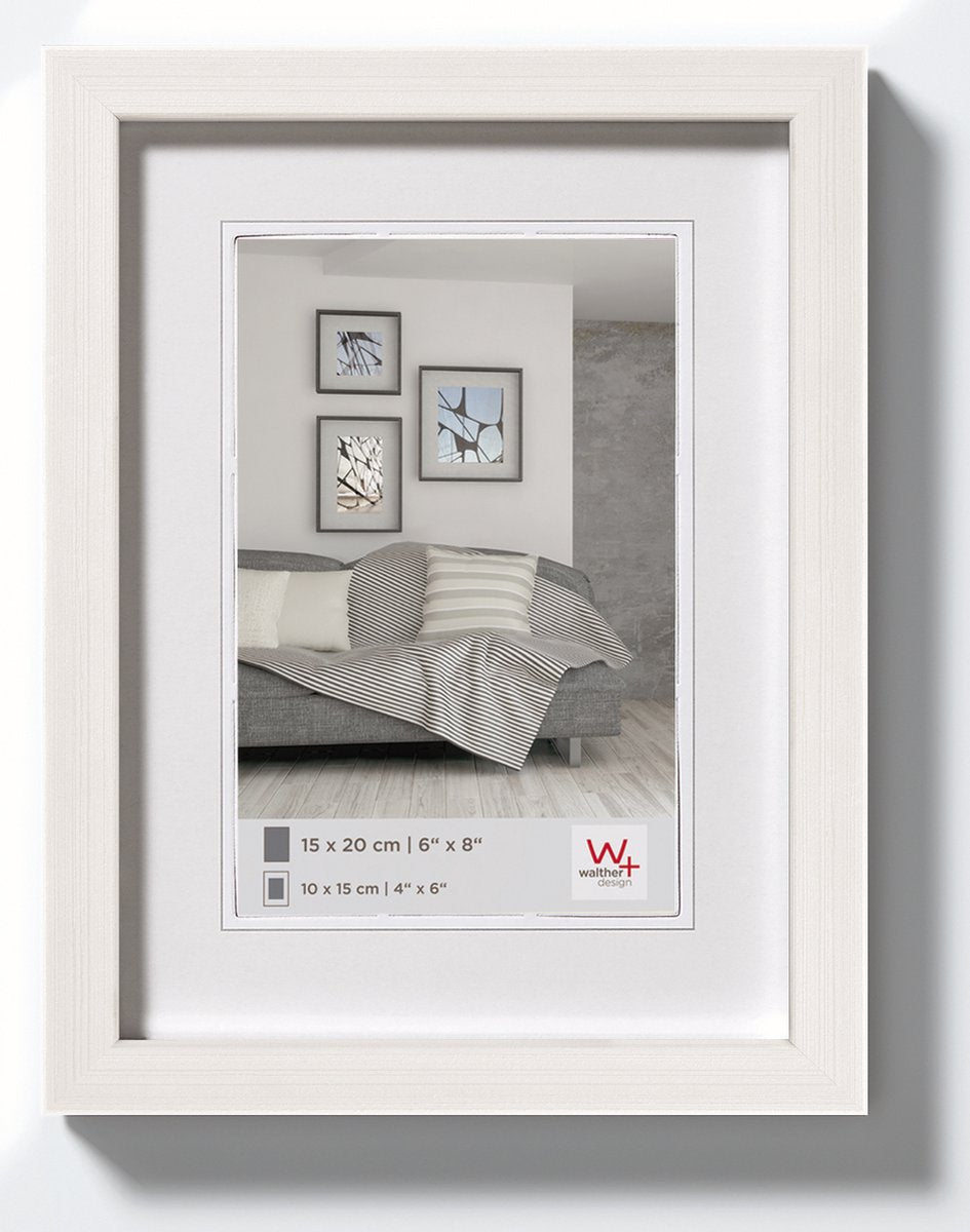 Walther Construction - Fotorahmen - Fotogröße 18x24 cm - Weiß