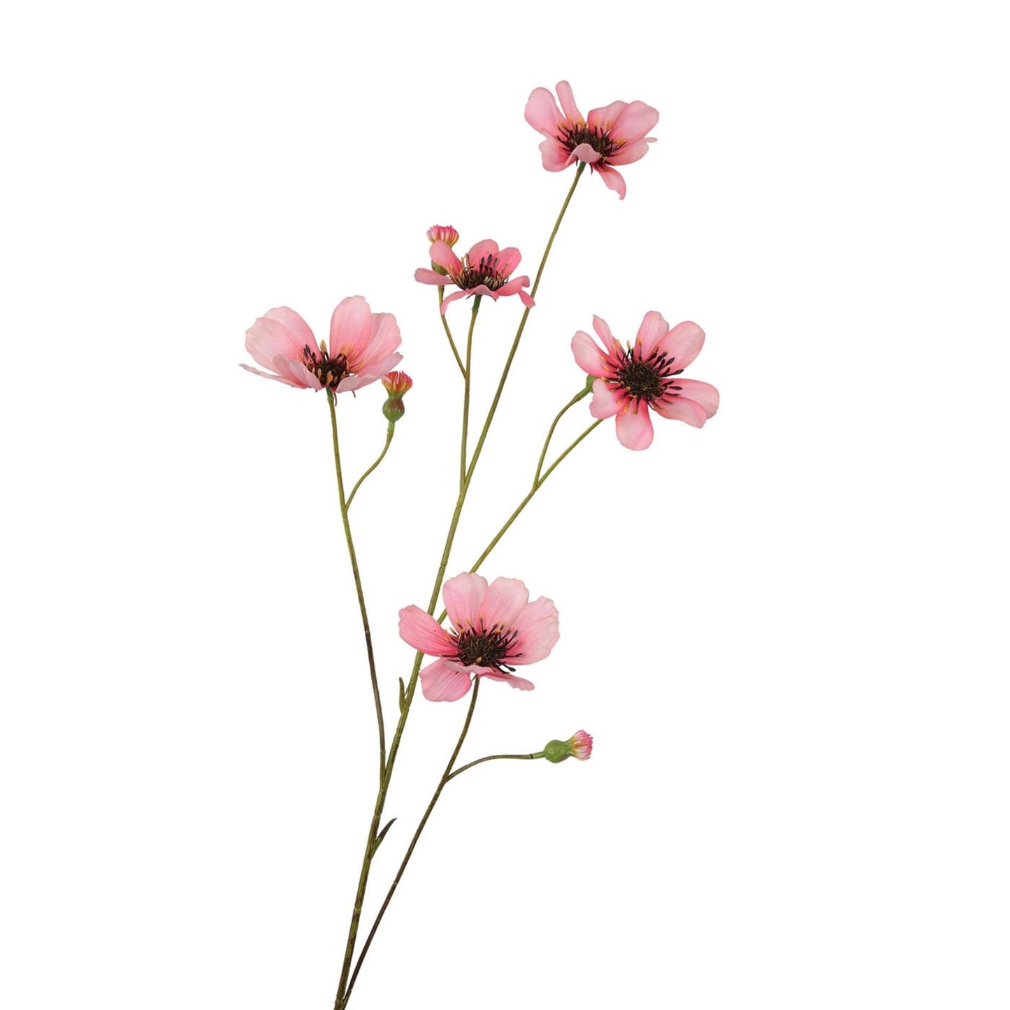 Künstliche Mohnblumen aus der Roberts-Kollektion, rosa, 90 cm