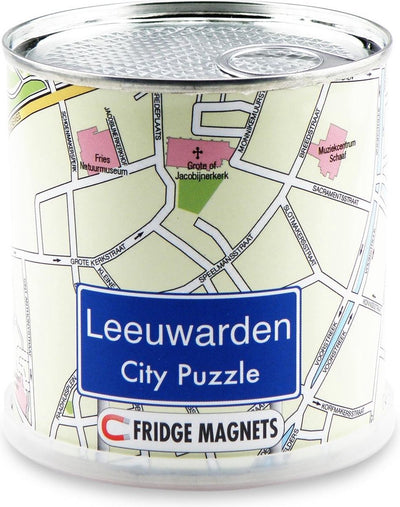 Stadtpuzzle Leeuwarden - Puzzle - magnetisch - 100 Puzzleteile