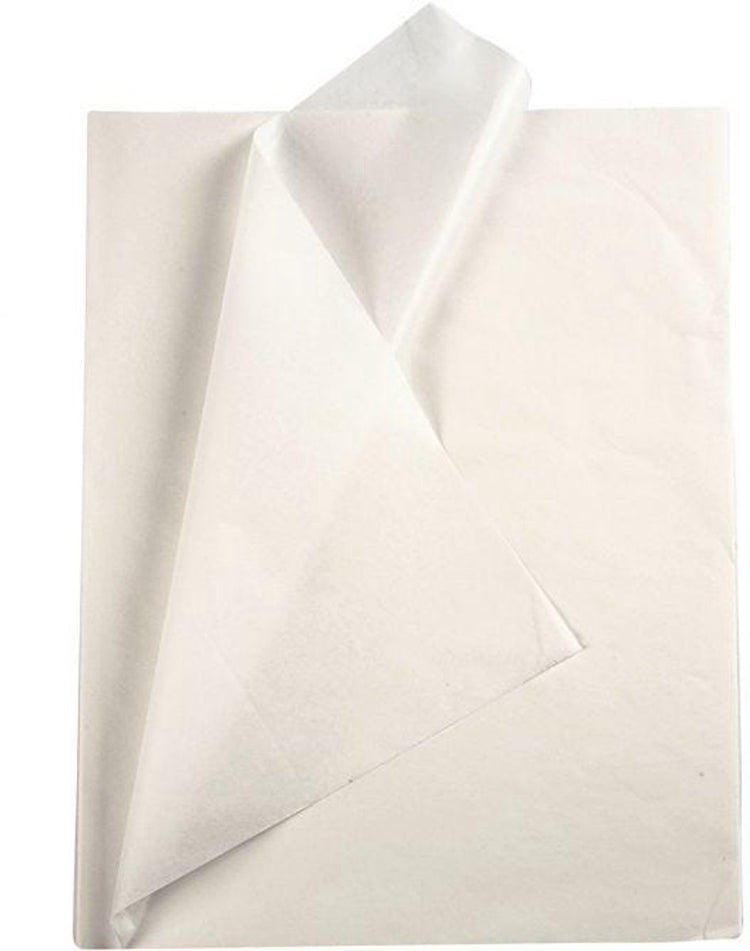 Creativ Company Seidenpapier, Blatt 50x70 cm, 17 g, weiß, 25 Blatt 1 Karton