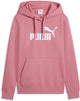 Puma ess Nr. 1 Logo Hoodie fl(s) Damenpullover - Wild Pink