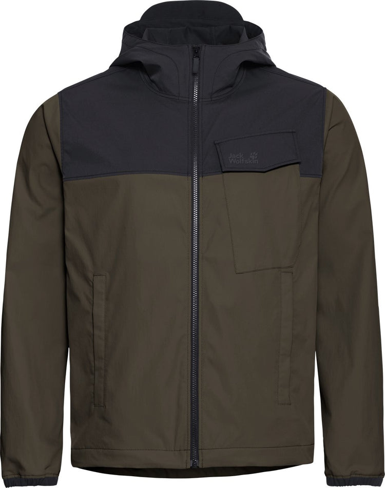 Jack Wolfskin Mahani JKT M Herren Outdoorjacke-Obsidian Moss