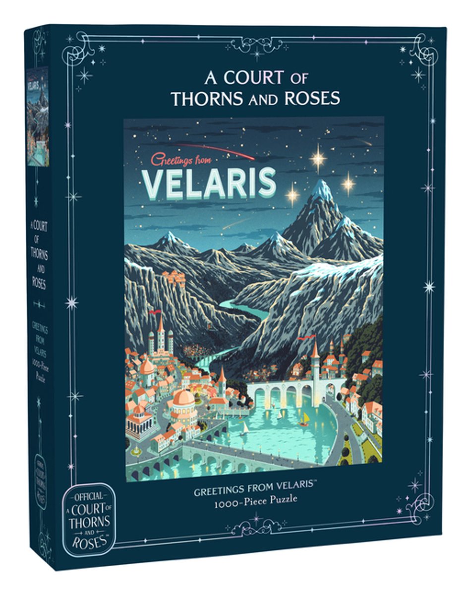 Ein Hof aus Dornen und Rosen, offizielle Grüße von Velaris, 1000-teiliges Puzzle