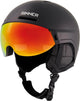 Sinner Montblanc Visier Unisex-Skihelm – Mattschwarz – Größe L, 59–61 cm