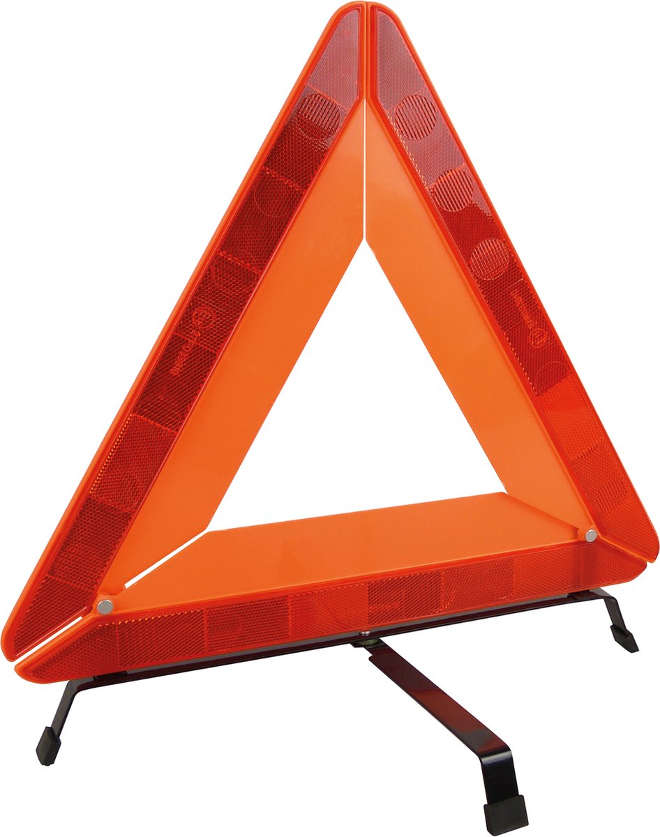 Warndreieck schweres Modell E-Prüfzeichen 42 x 36 rot