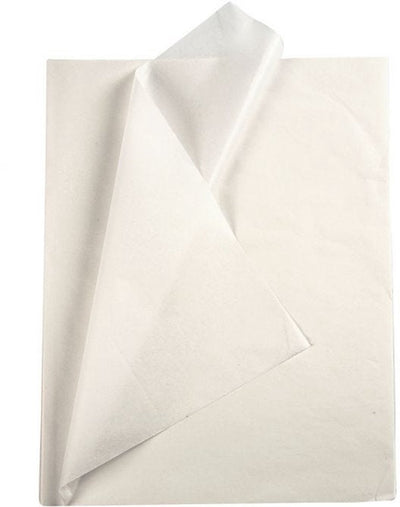 Creativ Company Seidenpapier, Blatt 50x70 cm, 17 g, weiß, 25 Blatt 1 Karton