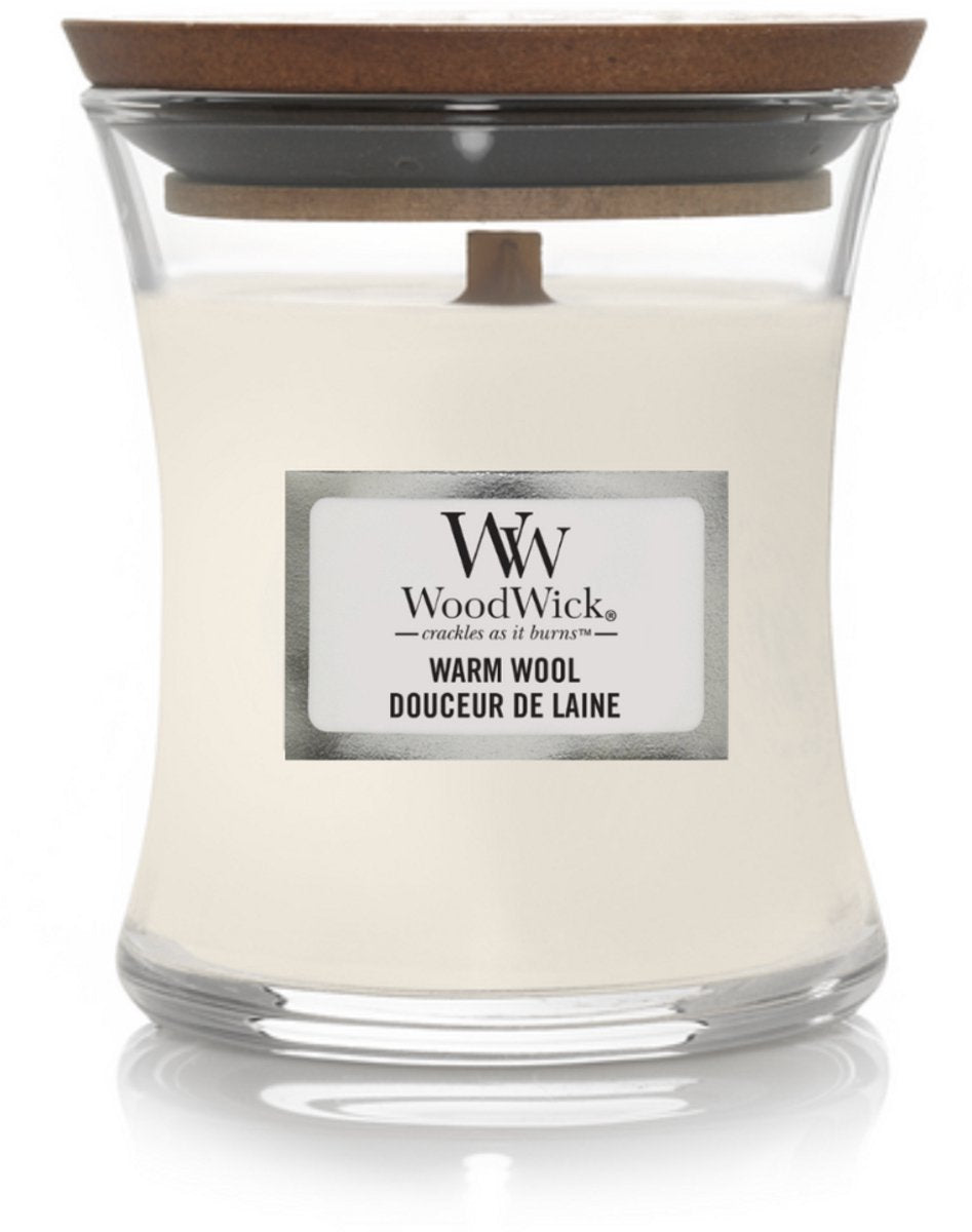 Woodwick Duftkerze Mini warme Wolle 85 gr