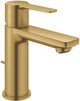 Grohe lineare neue XS-Size-ES-Waschtischarmatur – Kaltstart – Ablaufgarnitur – Ecojoy – gebürsteter, cooler Sonnenaufgang