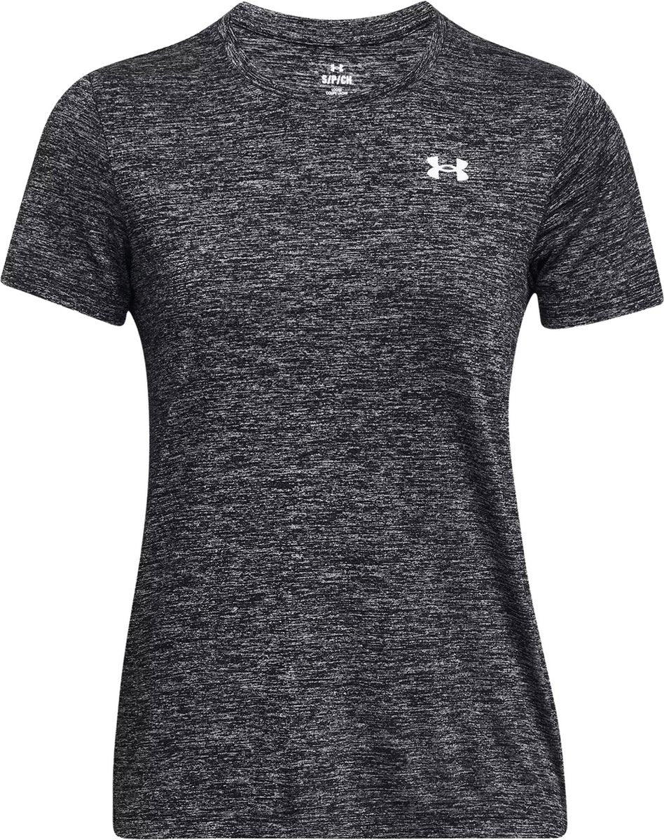 Under Armour Tech SSC - Twist Damen Sportshirt - Schwarz - Weiß