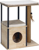 Designed by Lotte Kratzbaum Nala – Katzenkratzbaum – 3 Liegeplätze – mit Haus – Holz Jute – 65-40-82 cm